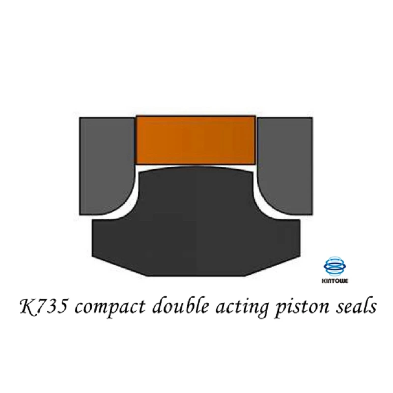 Compact Double Acting Piston Seals